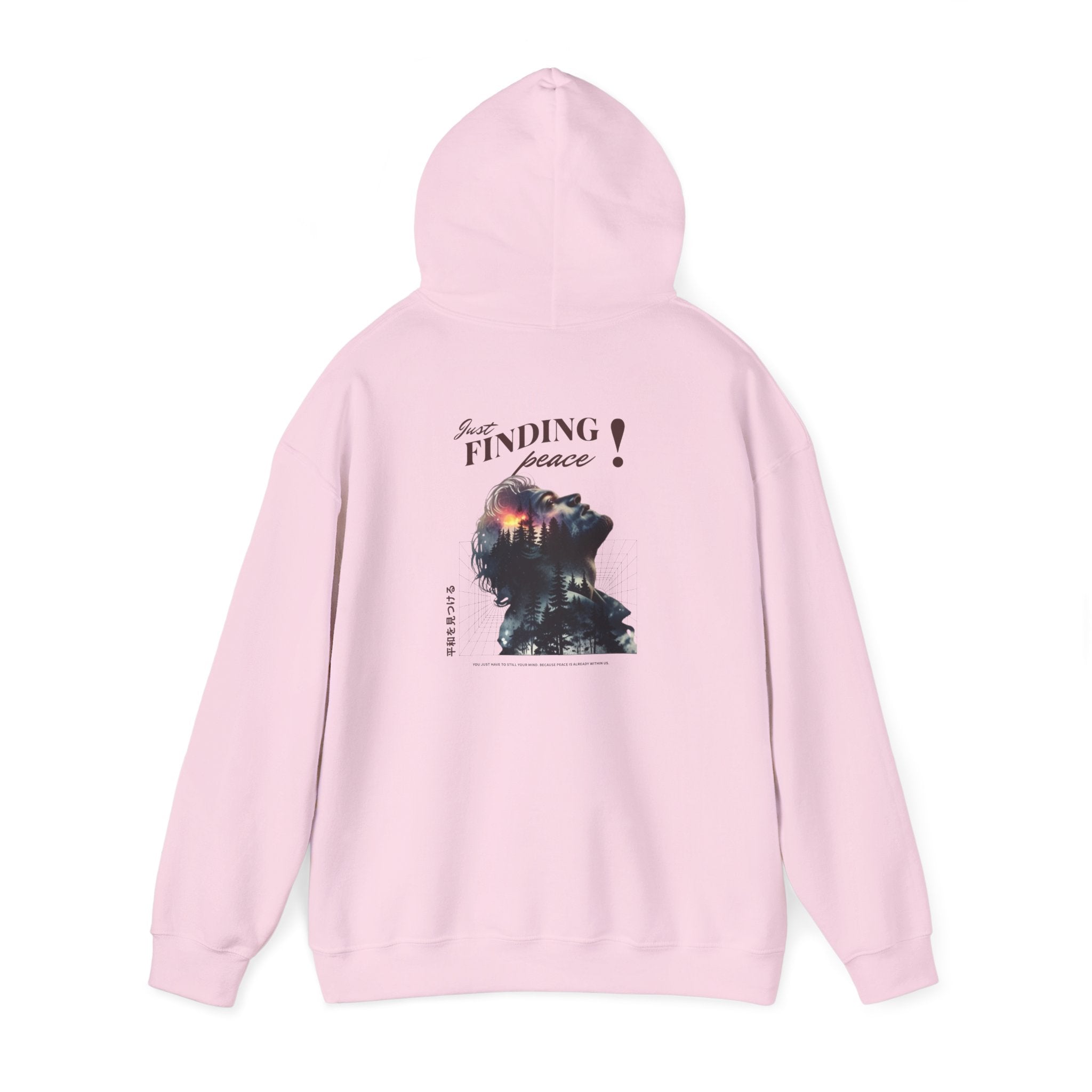 Just Finding Peace Hoodie — Inspirational Mindfulness Sweatshirt